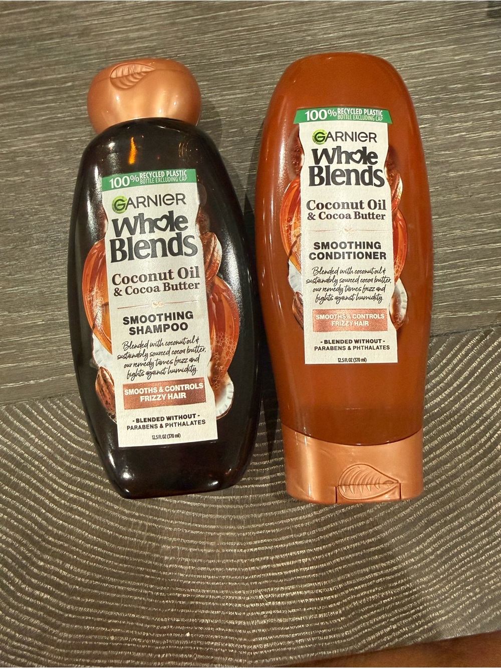 NWT Garnier Whole Coconut Oil & Cocoa Butter Smoothing Shampoo and Conditioner